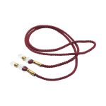 Szerelt zsinór, 70 cm, bordó, pvc füllel