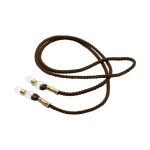 Barna nyakba akasztható szemüvegtartó