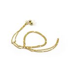 Szemüvegtartó lánc, arany, vékony, tasakban, 1 db