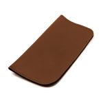 Világosbarna szemüvegtok műbőr