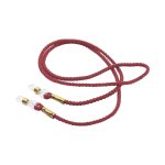 Szerelt zsinór, 70 cm, piros, pvc füllel