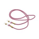 Szerelt zsinór, 70 cm, rózsaszín, pvc fül